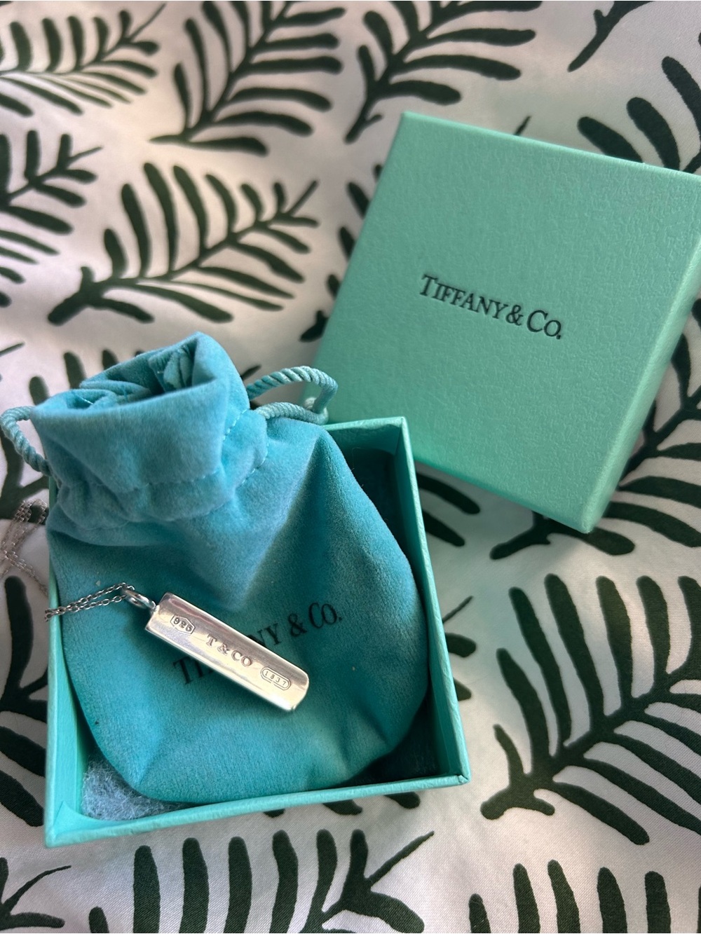 Tiffany & Co. Silver Tag. Tiffany 16 inch chain plus a 18 inch 925 chain